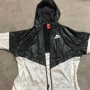 Black and white Nike jacket